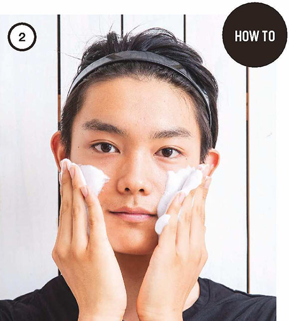 メンズ 洗顔方法