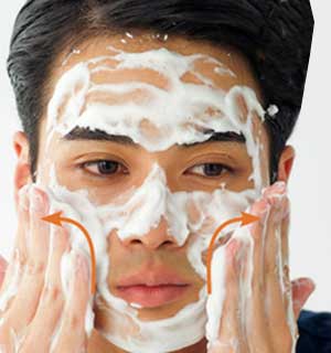 男性 洗顔の仕方4